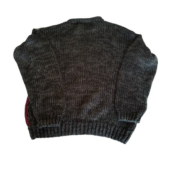 Womens Sweater Size Medium Geometric Knit Loose Grandma Core - Picture 5 of 6